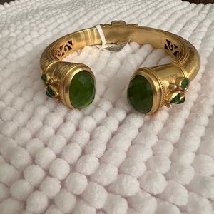 *NEW* JULIE VOS JADE GREEN CANNES CUFF